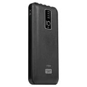 POWERWAY TX108 10000 MAH SİYAH GÖSTERGELİ EKSTRA KABLOLU 4 ÇIKIŞLI POWERBANK - 10