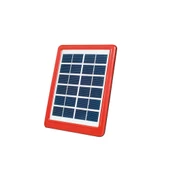 Powermaster 6 Volt 1.33 A 8 Watt Solar Güneş Enerji Paneli Çoklu Şarj Cihazı Kamp Tipi Güneş Enerjisi Şarj Cihazı - 1