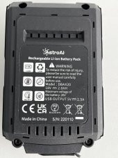 AstroAI 18V 2.0Ah Li-ion Akü DBAX20 (Kutusuz) - 6