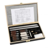 27 Parça - Özel Ahşap Kutulu - Profesyonel - Evrensel Tabanca Temizleme Seti thumbnail 1