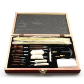 27 Parça - Özel Ahşap Kutulu - Profesyonel - Evrensel Tabanca Temizleme Seti thumbnail 2