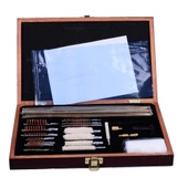 27 Parça - Özel Ahşap Kutulu - Profesyonel - Evrensel Tabanca Temizleme Seti thumbnail 4