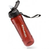 Uzspace Tritan 850ML Kırmızı Matara 6056 - 2
