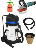 3600 Watt 3 Motorlu Islak Kuru Sanayi Tipi Oto Süpürgesi -koltuk Yıkama Seti Polisaj Makinesi Yıkam - 1