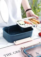 Backpacker Paslanmaz Çelik Yemek Kabı 800ML Füme - 3