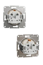 Schneider Asfora Beyaz Sıva Altı Topraklı Priz - 10 ADET Çerçeveli thumbnail 3