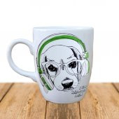 Veraart I am Hipstar Man Beyaz Oval Kupa - 4