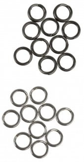 SAVAGE GEAR  7MM HALKA STAINLESS SPLITRING MIX FORGED SS 54928 - 1