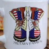 Veraart Military Fashion Beyaz Silindir Kupa - 2