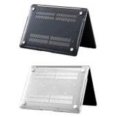 Macbook Pro Kılıf 16inç M1-M2-M3-M4 Simli Kristal Star (Touchbarsız 16.2" Pro) A2485 A2780 A2991 A3403 A3186 ile Uyumlu - 5