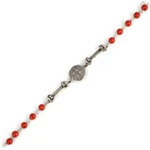 925 Ayar Gümüş Mercan Boncuklu Bileklik thumbnail 2