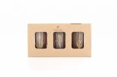 Porland 04FIA002500 Porland Botanical Mini 3lü Su Bardağı Takımı - 1