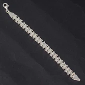 925 Ayar Gümüş Euro Kral Bileklik thumbnail 5