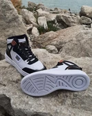 Dunlop 2238 Beyaz-Siyah, Fuspetli Ortapedik Boğazlı Basket Spor Ayakkabı - 7
