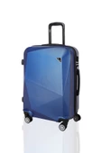 Polo&Sky Elmas Model Lacivert Renk 2'li Valiz Seti (Orta+Büyük) - 3