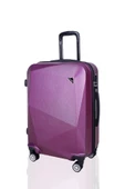 Polo&Sky Elmas Model Mor Renk 2'li Valiz Seti (Orta+Büyük) thumbnail 3