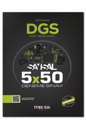 DGS Sayısal 5x50 Deneme Sınavı Tamamı PDF Çözümlü Açıklanan Yeni Müfredat Marka Yayınları - 1
