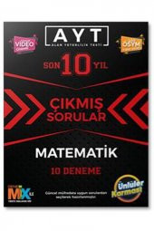 AYT Matematik Çıkmış Sorular Tıpkı Basım 10 Deneme Ünlüler Karması - 1