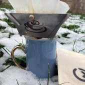 Latnox CoffeeX Drip Portatif Kahve Damıtıcı Katlanır Paslanmaz Çelik - 1