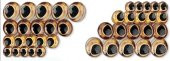 SAVAGE GEAR LAST METER SWIMBAIT EYES KIT 55160 SG LB SPARE TROUT EYES KIT - 1
