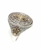 Sitrin Taşlı Konstantinapol Tasarım Otantik Yüzük thumbnail 2