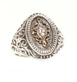 Konstantinapol Tasarım Zirkon Taşlı Otantik Yüzük thumbnail 5