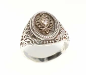 Konstantinapol Tasarım Zirkon Taşlı Otantik Yüzük thumbnail 1