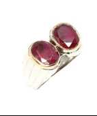 Konstantinapol Tasarım Yakut Taş Otantik Yüzük - 1