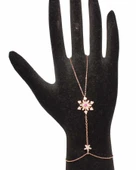 925 Ayar Rose Gümüş Çiçekli Kar Tanesi Modeli Şahmeran thumbnail 1