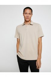 Basic Tişört Polo Yaka Pamuklu - 2