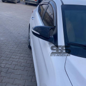 Hyundai Elantra Sinyalli 2016-2018 Uyumlu Batman Yarasa Ayna Kapağı Piano Black Abs Plastik - 3