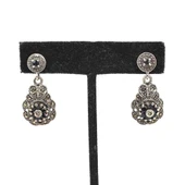 925 Ayar Gümüş Markazit Taşlı Küpe thumbnail 2