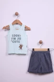 Look Baskı Şortlu Takım 3495 - 7