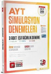 2023 AYT Eşit Ağırlık 3 lü Simülasyon Deneme 3D Yayınları - 1