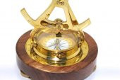 Masa Üstü Pusulalı Dürbün Modeli Dekoratif Hediyelik thumbnail 2