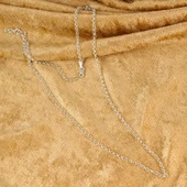 925 Ayar Gümüş Doç Zincir Kolye thumbnail 2