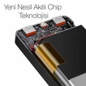 BASEUS PD 15W 30000 Mah Digital Göstergeli PowerBank, Akım Korumalı 4 Girişli Ultra Hızlı - 4