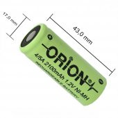 Orion 1.2V Ni-Mh 4/5A 2100mAh Şarj Edilebilir Pil - 4