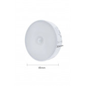 Hareket Sensörlü USB Şarj Edilebilir Mıknatıslı Günışığı LED Işık Lamba In-02 A09 - 4