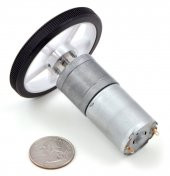 12V 1000RPM 25mm Redüktörlü DC Motor - 2