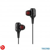 Tecno 2023 Hot Beats 3D Hifi 4 Hoparlörlü Samsung Galaxy M32 3.5mm Jack Girişli Kablolu Mikrofonlu Kulaklık Siyah thumbnail 5