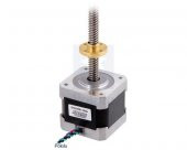 Nema 17 200 Adım 4Pin Step Motor 42×38mm 18cm Vidalı H/Bi 1.8C 3,7kg-cm 1.7A 2.8V - 1