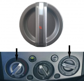 Mazda BT50 Kalorifer Isı Ayar Düğmesi Sol Ve Sağ [1 Adet] 2006-2008 - 2
