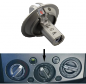 Mazda Bt50 Kalorifer Kademe Ayar Düğmesi Orta [1 Adet] 2006-2008 - 2