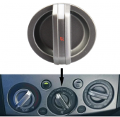 Mazda Bt50 Kalorifer Kademe Ayar Düğmesi Orta [1 Adet] 2006-2008 - 5