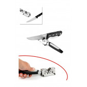 qosrix SÜRMENE PASLANMAZ ÇELİK KOLAY BIÇAK BİLEME KESKİNLEŞTİRME APARATI BIÇAK MAKAS BİLEYİCİ BİLEME ALETİ - 5