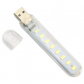 8 Led Beyaz Renk Taşınabilir Mini Usb Led Lamba A82 - 2