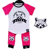 Raccoon Maskeli 2'li Erkek Çocuk Takım 86831 - 1