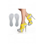 qosrix TABANLIK SİLİKON KAYDIRMAZ TOPUKLU AYAKKABI TERLİK SANDALET ÖZEL SİLİKON TABANLIK - 2