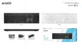 A4 TECH FBX50C Q BLUETOOTH M.M KLAVYE,BEYAZ,ŞARJLI - 2